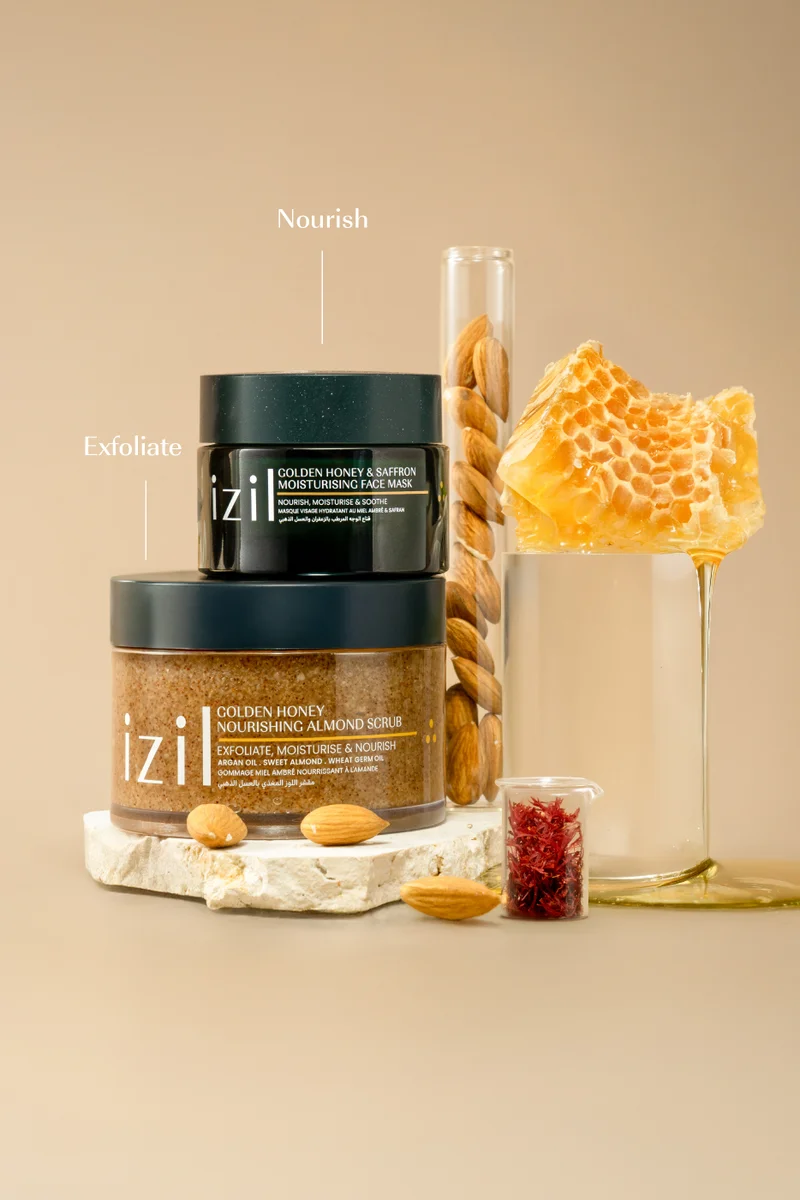 ازيل مرطب ثنائي بالعسل الذهبي